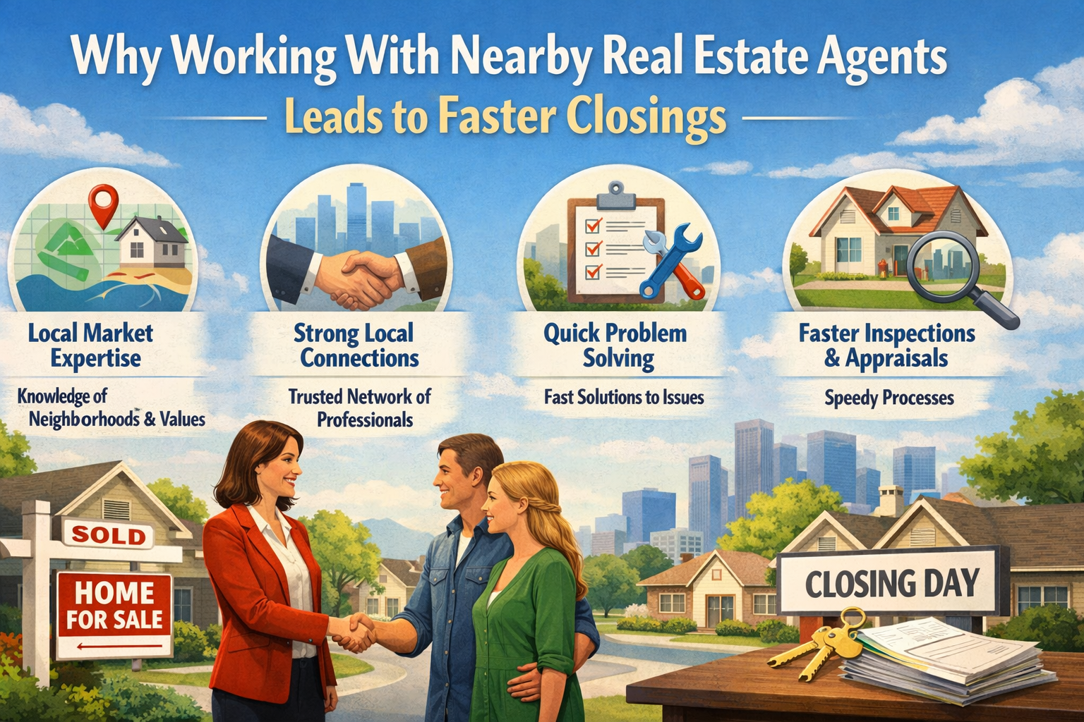 Nearby real estate agents