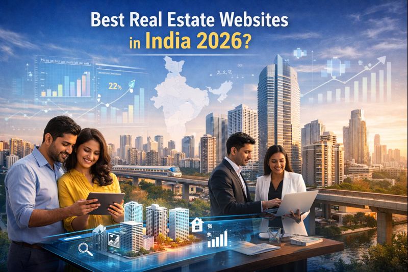best real estate websites india