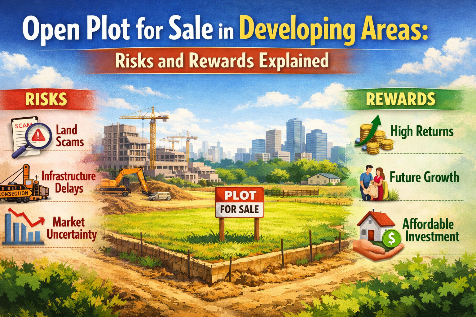 open plot for sale